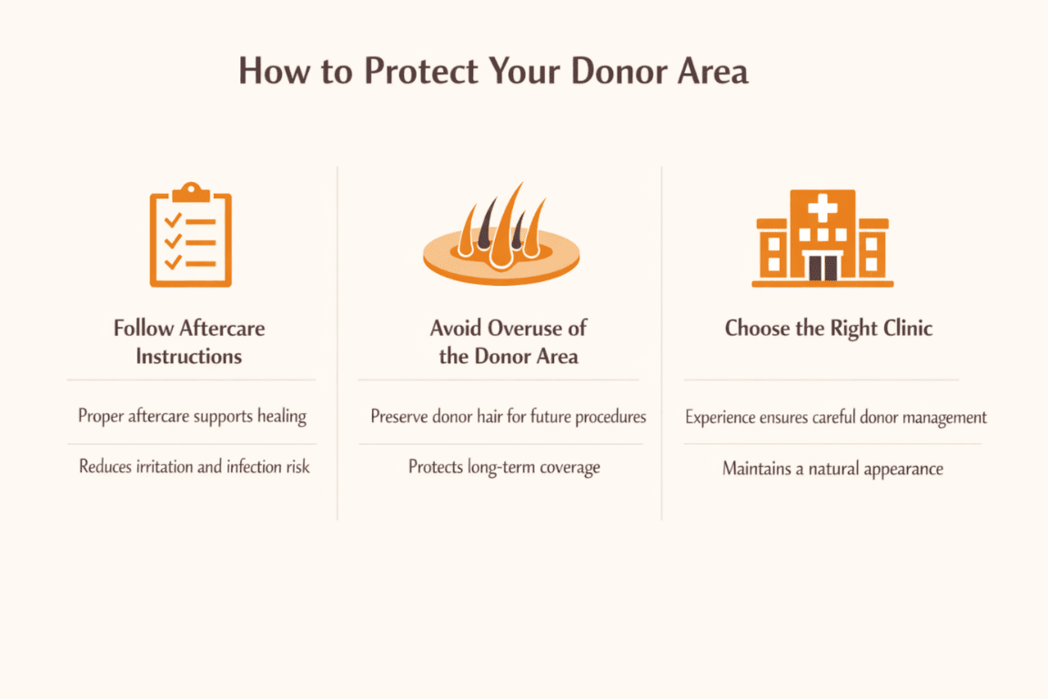 how to protect your donor area