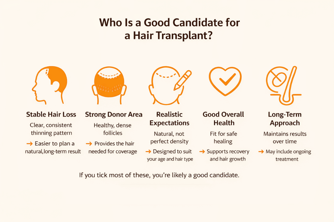 who is a good hair transplant candiate
