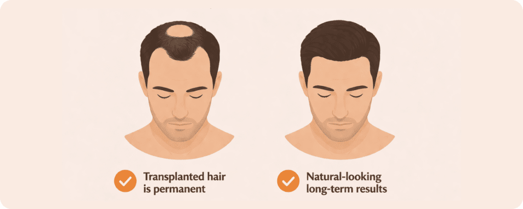 how long does transplanted hair last