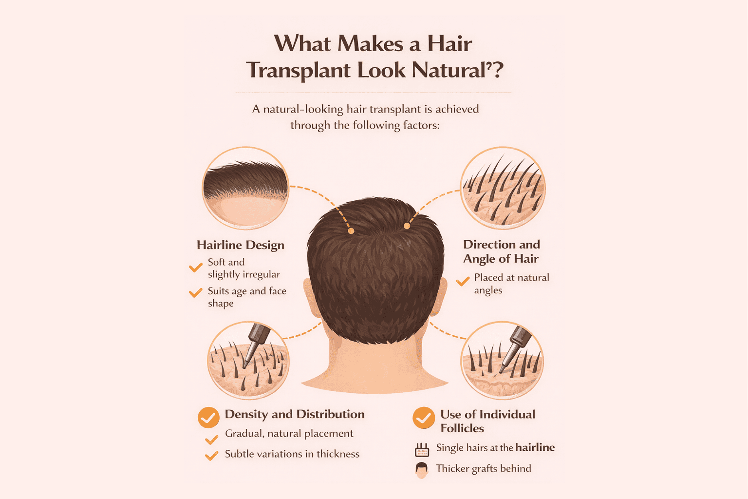 what makes a hair transplant look natural