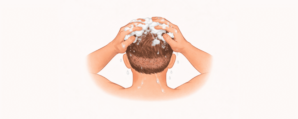 post hair transplant washing routine