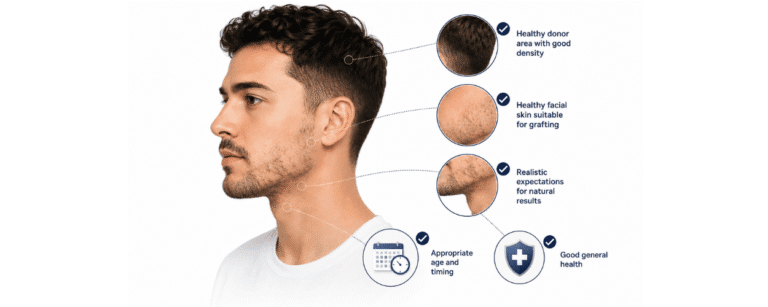 suitible for a beard transplant
