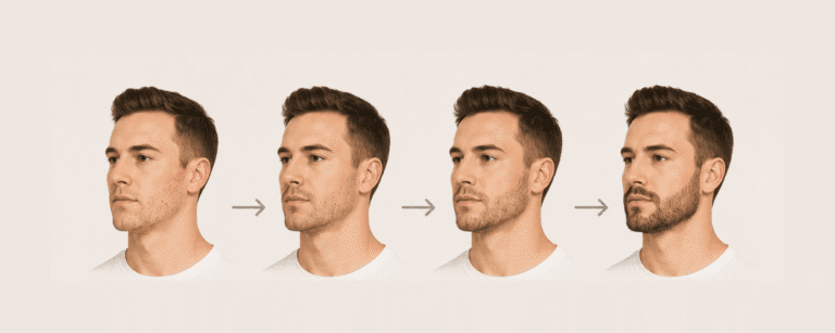 beard hair transplant months 1 12